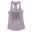 Money Comes Today Goes Tomorrow Ya Women's Racerback Tank in Lilac Color